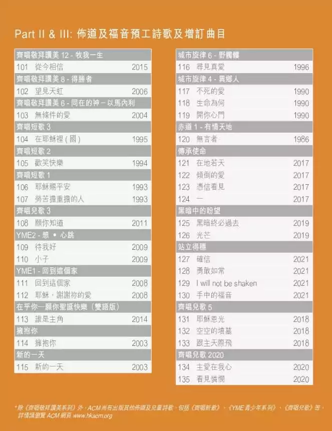 齊唱敬拜精選100USB (40周年增訂版) - Image 5